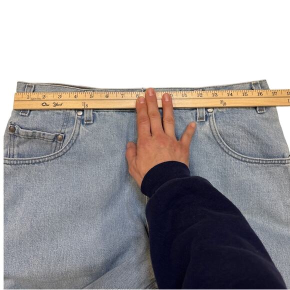 Vtg Levis Silvertab Jeans Mens Size 36x34 (33x33) Blue Straight Relaxed 90s USA - Picture 7 of 10